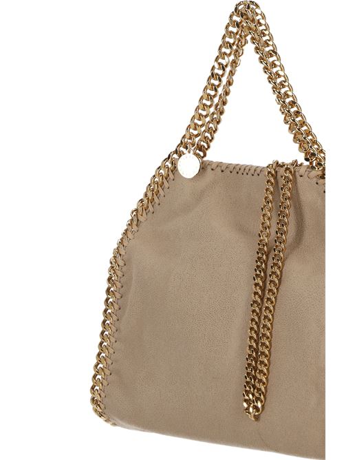 Butter-cream beige faux-leather mini Falabella tote bag Stella Mc Cartney | 371223W93559300